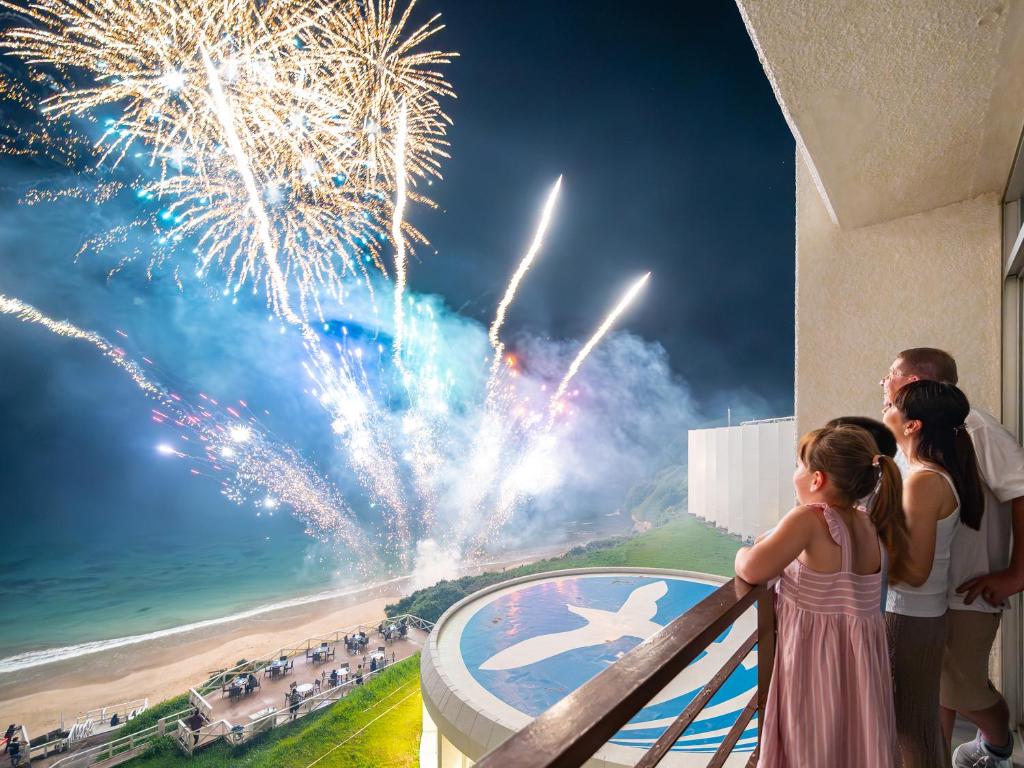 Shimoda Prince Hotel Fireworks Balcony View