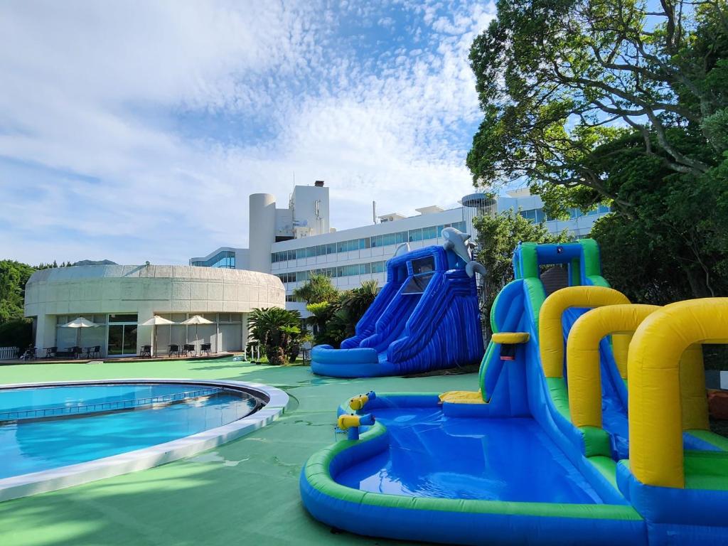 Shimoda Prince Hotel Pool Inflatable Slide