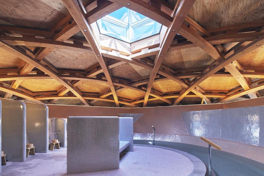 Shonai Hotel Suiden Terrasse Wood Architecture Interior
