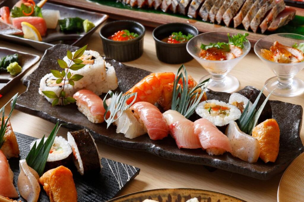 Suginoi Hotel Sushi Assortment