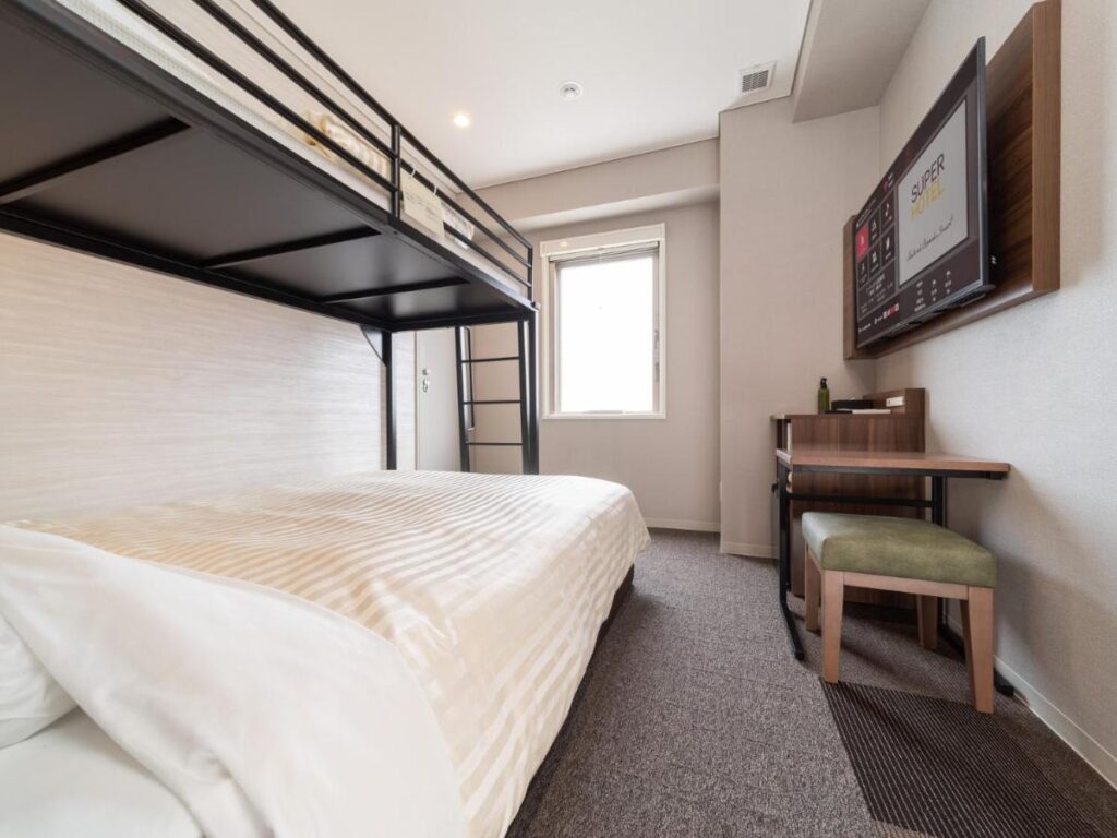 Superhotel Beppu Ekimae Loft Bed Room