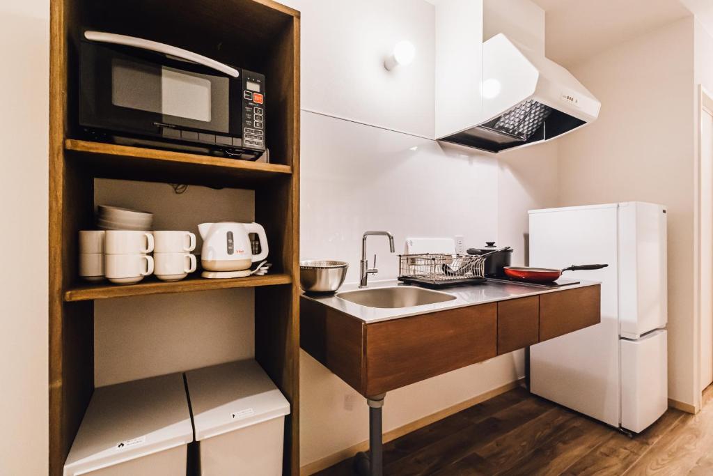 Yamahana Onsen Tonden Japanese Inn Kitchenette