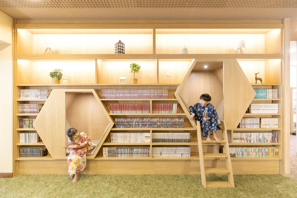 Yukai Resort Gero Onsen Gero Saichoraku Honkan Library Space