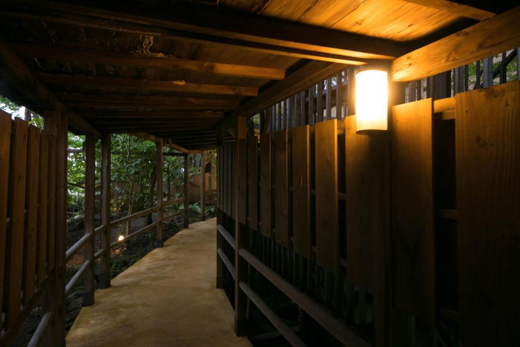 Yunosato Hayama Lit Wooden Corridor