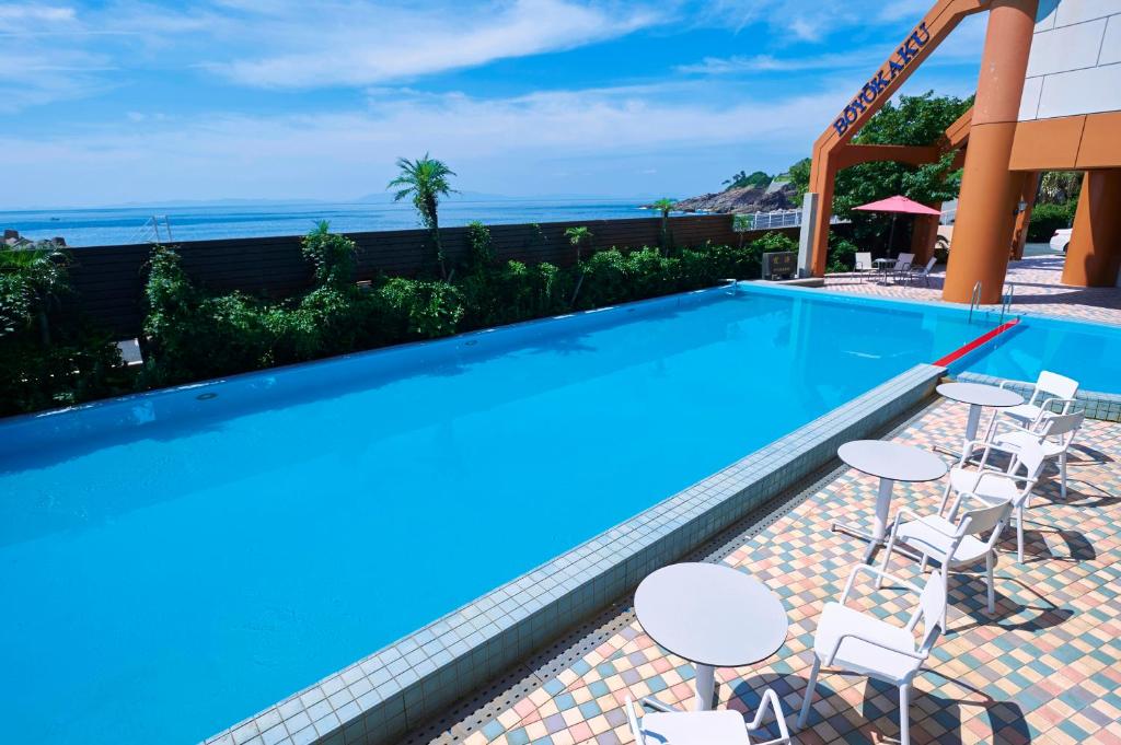 Amakusa Shimoda Jordin Mar Boyokaku Outdoor Pool