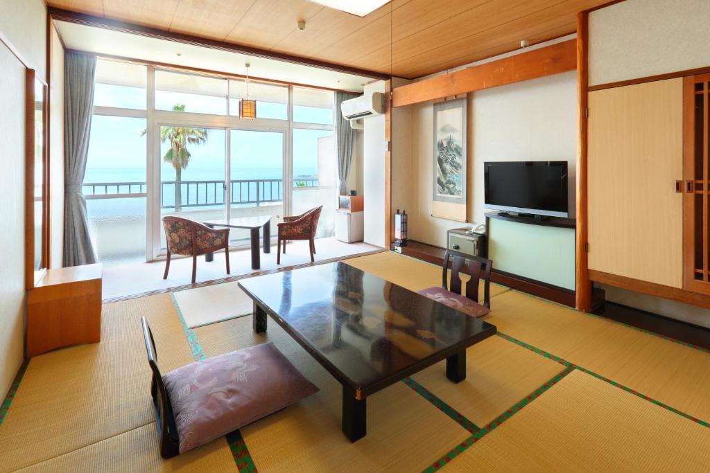 Amakusashimoda Jordinmarboyokaku Tatami Room Ocean View