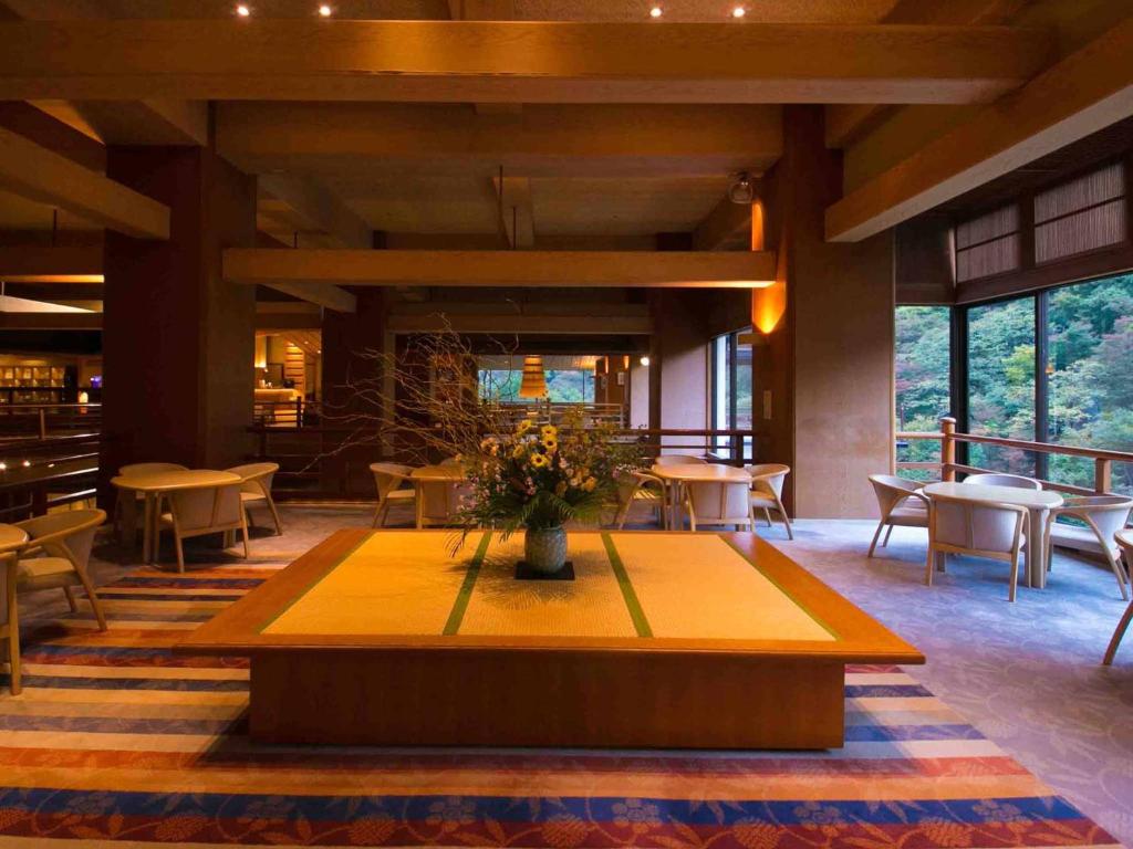 Ashinomaki Onsen Ookawaso Lobby Area