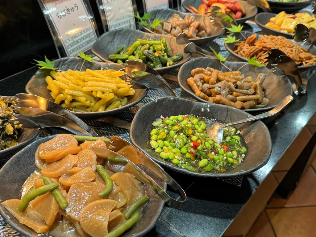 Gero Onsen Hotel Kusakabe Armeria Japanese Cuisine Buffet