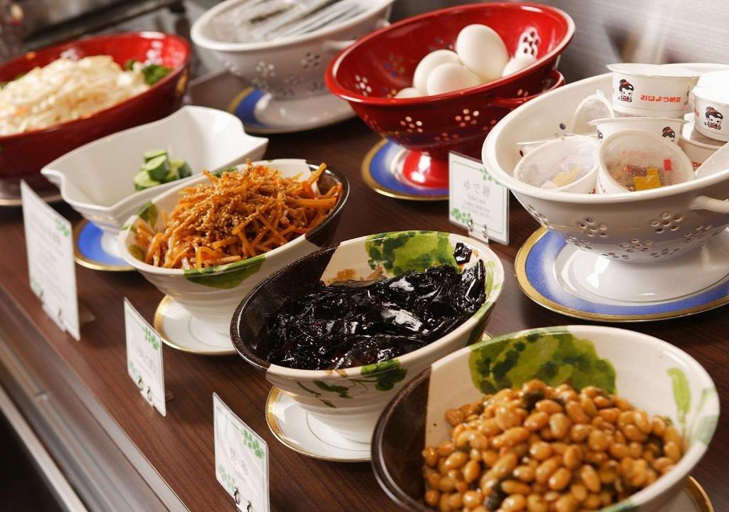 Hamamatsu Hotel Japanese Breakfast Spread
