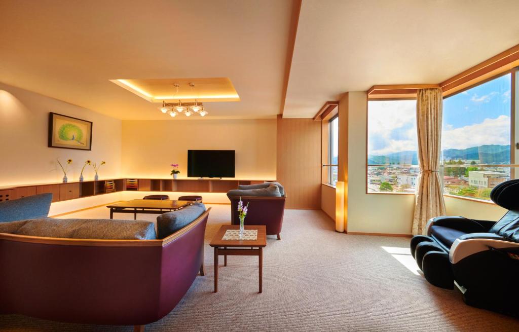 Honjin Hiranoya Kachoan Modern Living Room