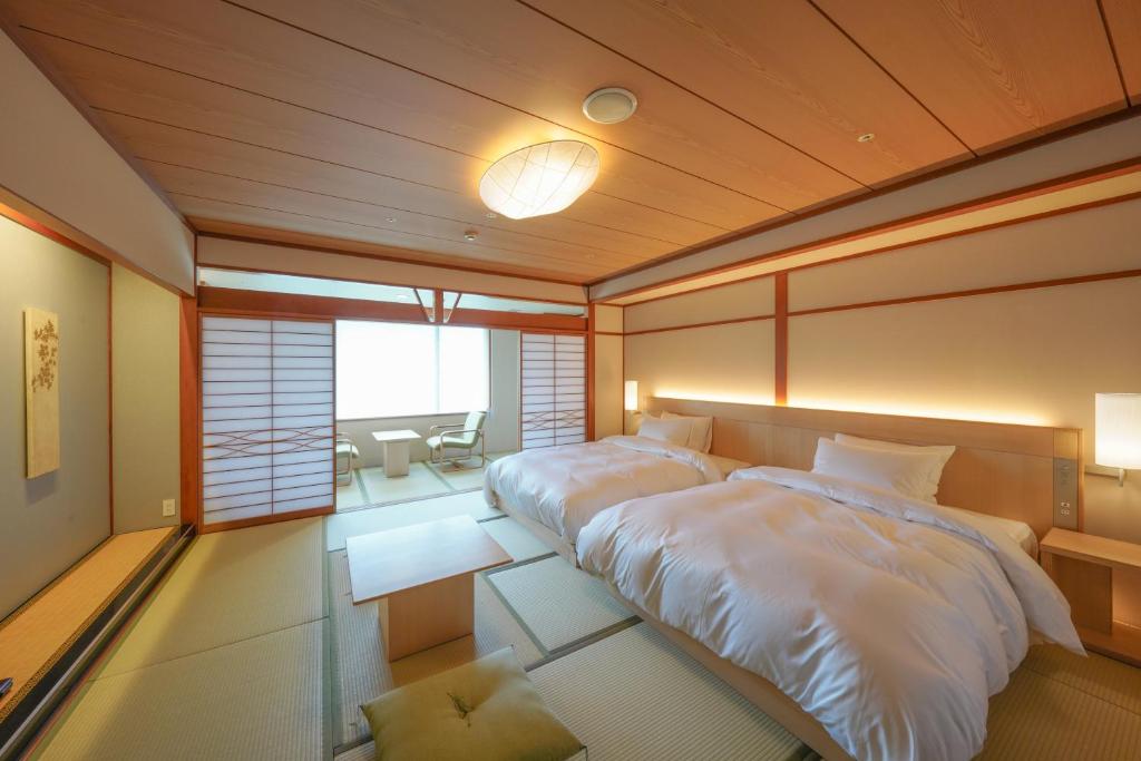 Hotel Gyokusen Tatami Room Beds