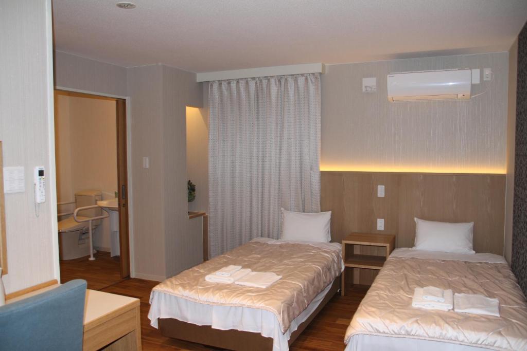 Hotel Hanakomichi Twin Bed Room