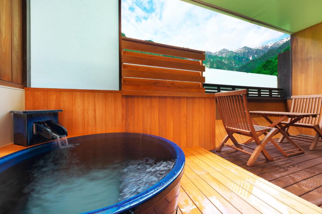Hotel Hotaka Onsen Deck