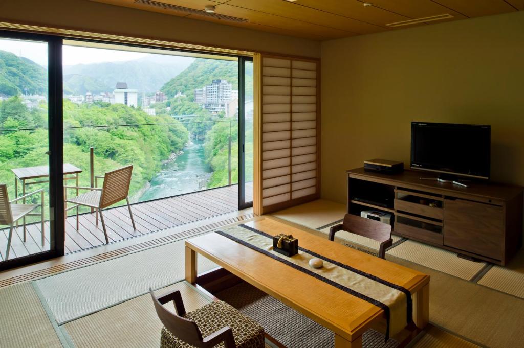 Hotel Kanaya Kinugawa Room Balcony View