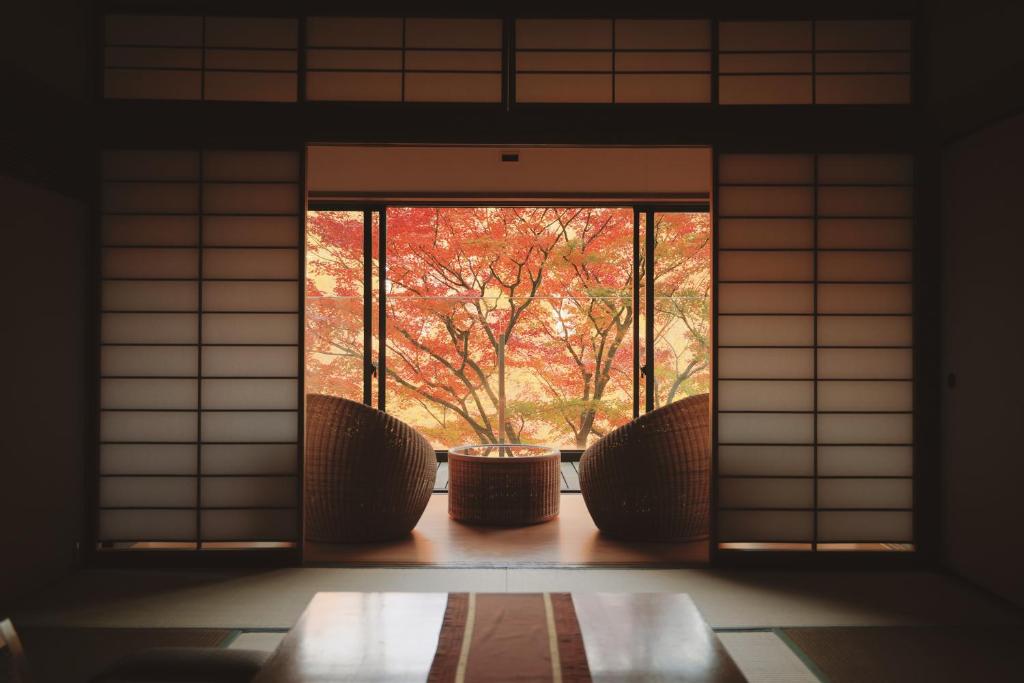 Hotel Kanaya Kinugawa Tatami Room Autumn View