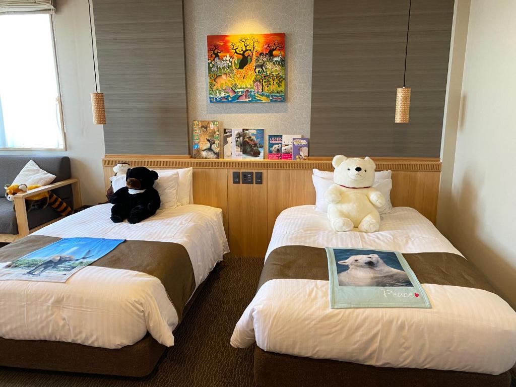 Hotel Kowakuen Haruka Beds Stuffed Animals