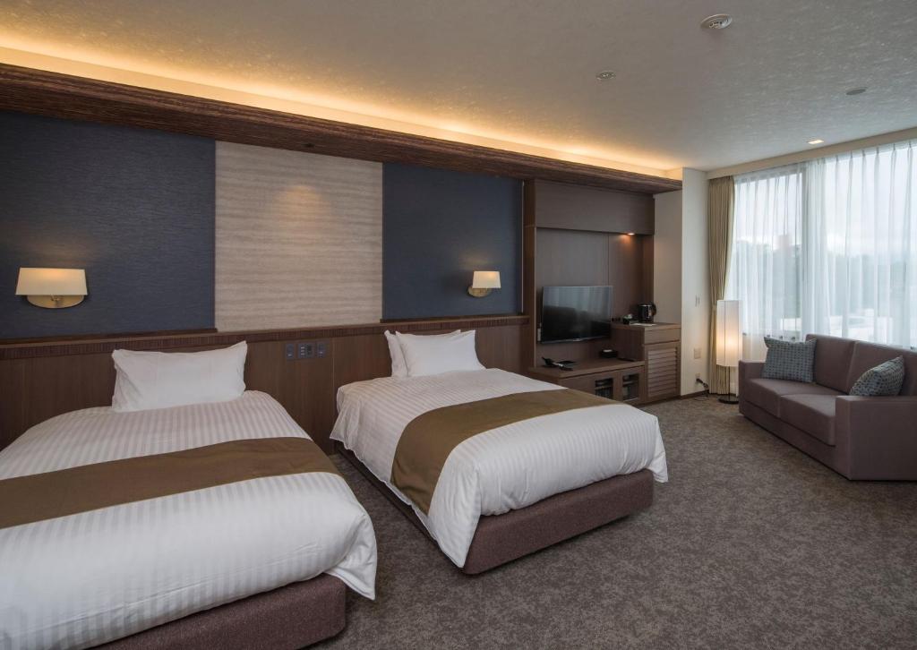 Hotel Kowakuen Haruka Twin Bed Room