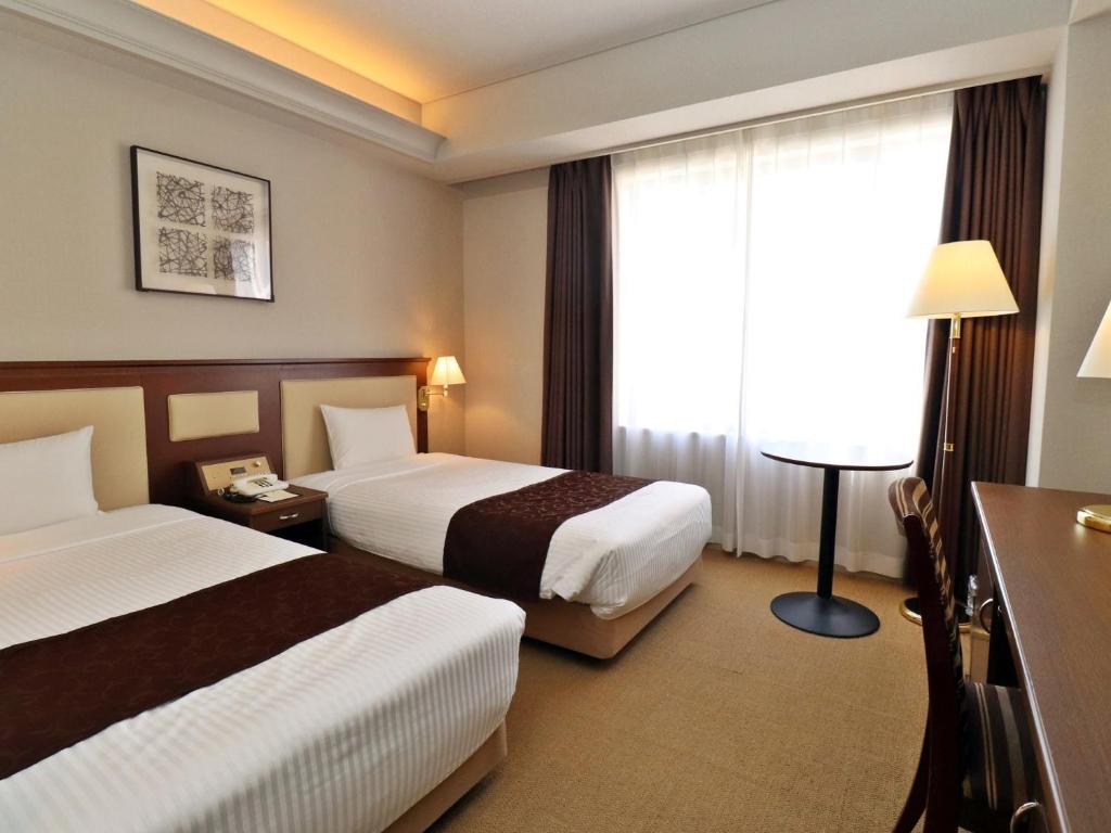 Hotel Monarque Tottori Twin Bedroom