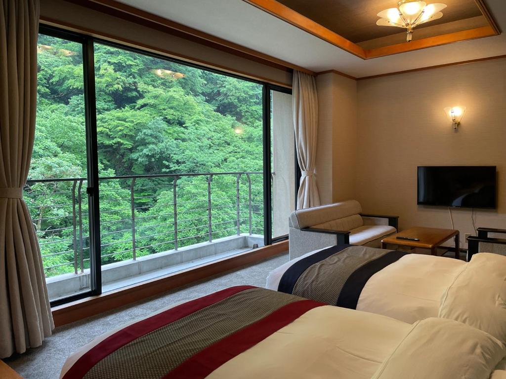 Hotel Ogawa Room Balcony View