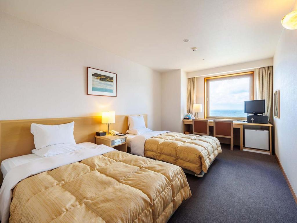Hotel Oosado Twin Bed Room Sea View