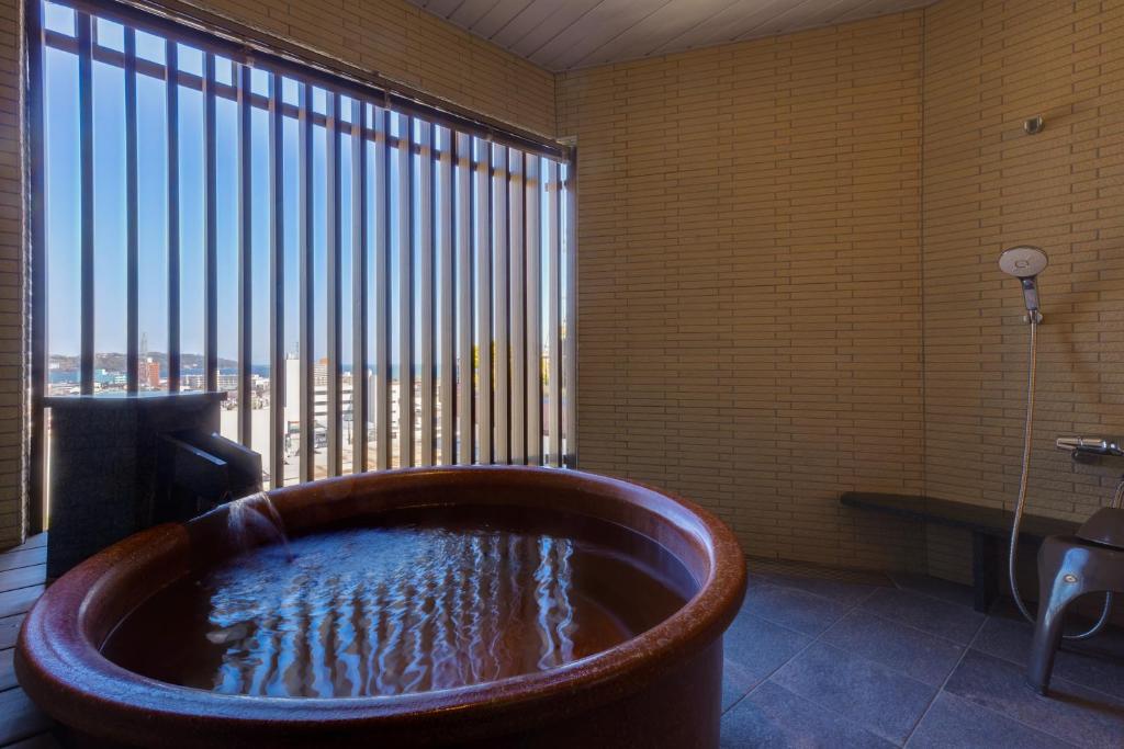 Hotel Shiroyama Onsen Private Bathroom