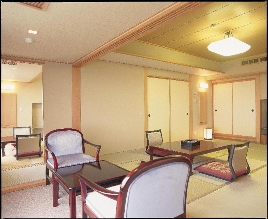 Hotel Takeshima Tatami Room Chairs Table