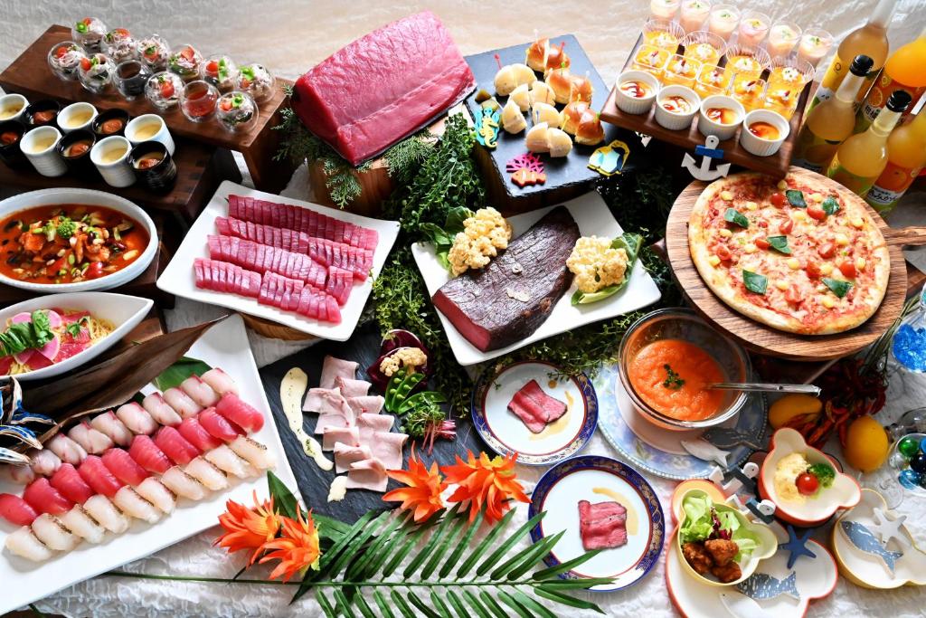Hotel Urashima Buffet Spread