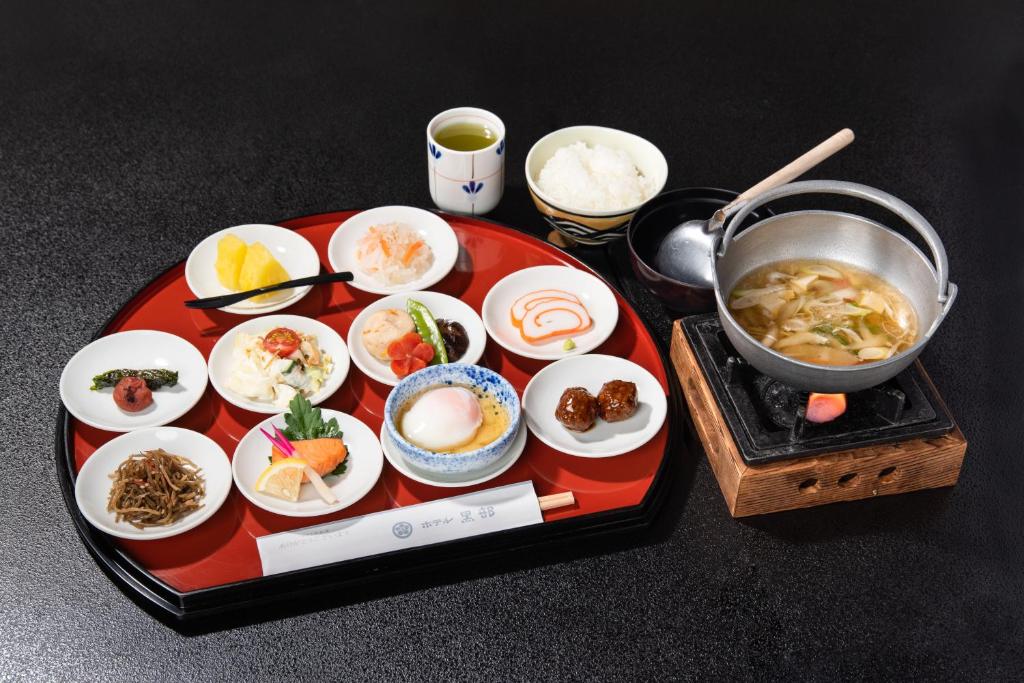 Hotelkurobe Traditional Japanese Breakfast