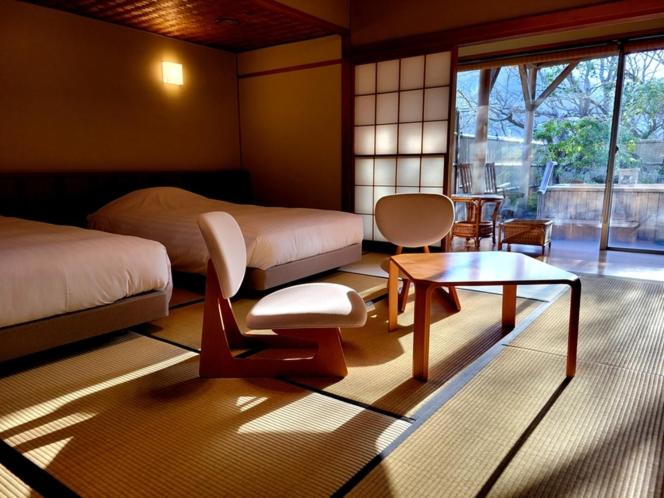 Hotelyumoto Tatami Room Balcony