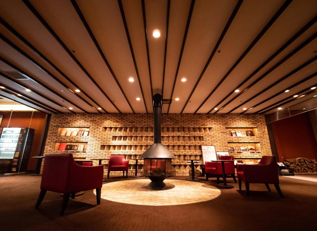 Hotspringresortmatsunoi Lounge Fireplace