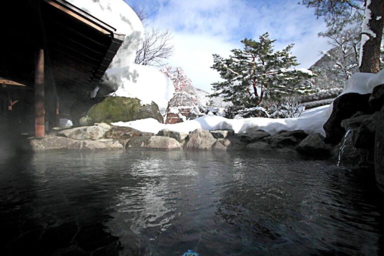 Hotspringresortmatsunoi Outdoor Onsen Winter