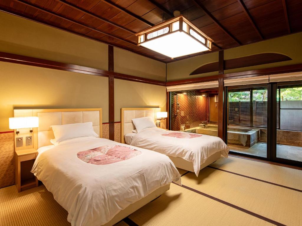 Houshi Ryokan Tatami Room With Beds