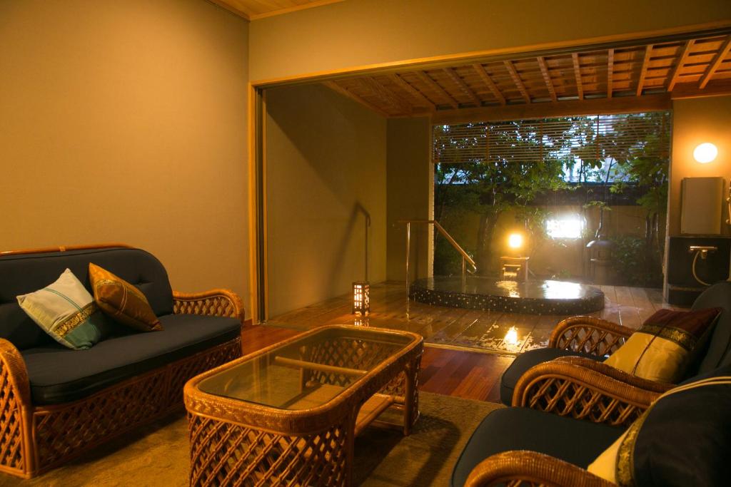 Ibusuki Shusuien Open Air Bathroom