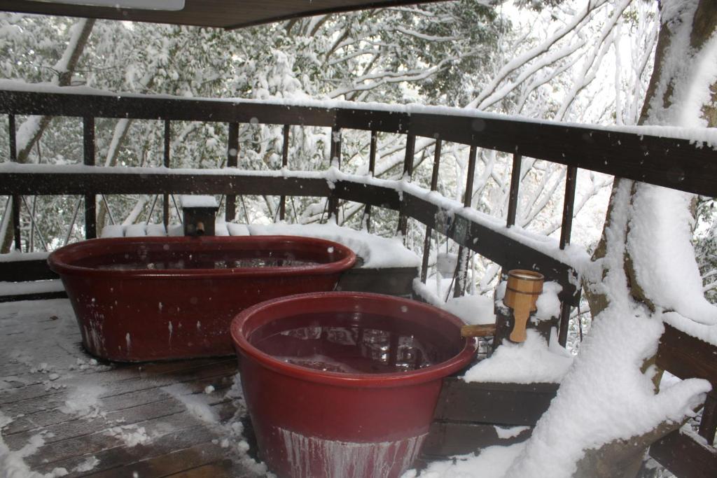 Irodori Koyo Outdoor Hot Tub Snow