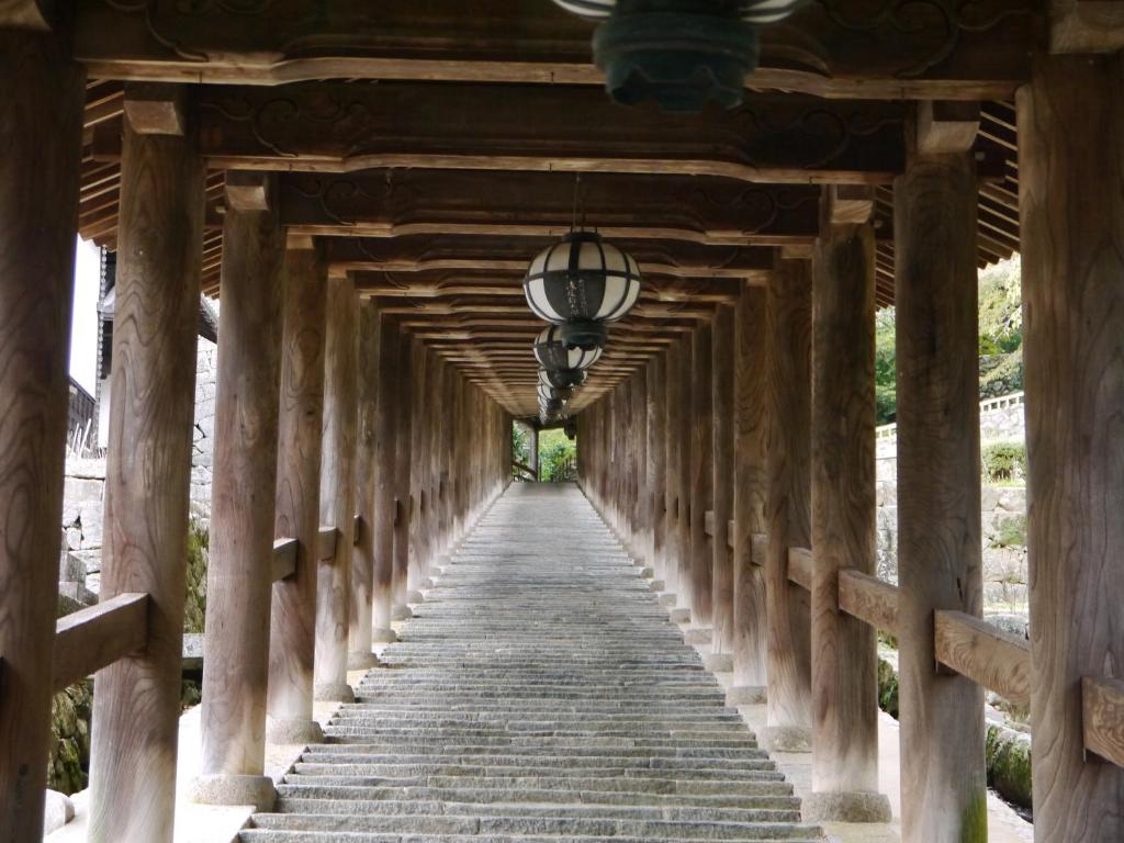Itania Spa Wooden Covered Stairway