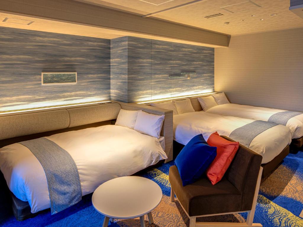 Ito Hotel Juraku Twin Room Beds
