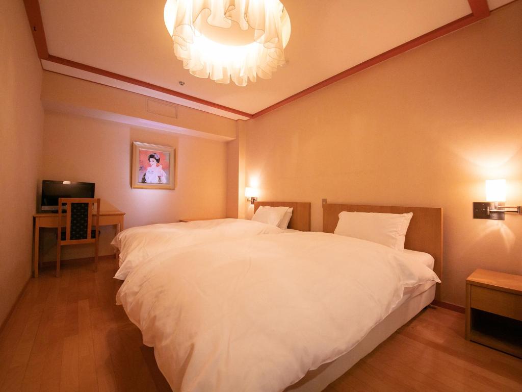 Iwakuni Kokusai Kanko Hotel Modern Bedroom