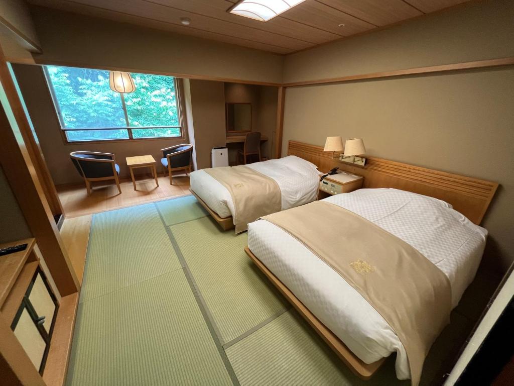 Jozankei Daiichi Hotel Suizantei Tatami Twin Bed Room