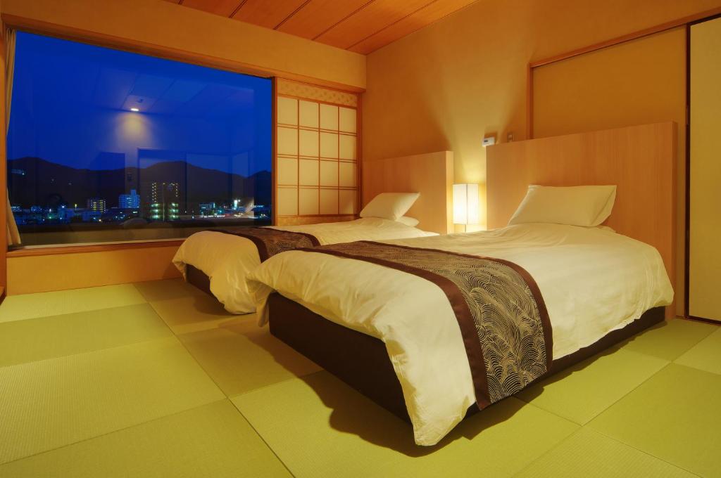 Jyoseikan Tatami Room Twin Beds