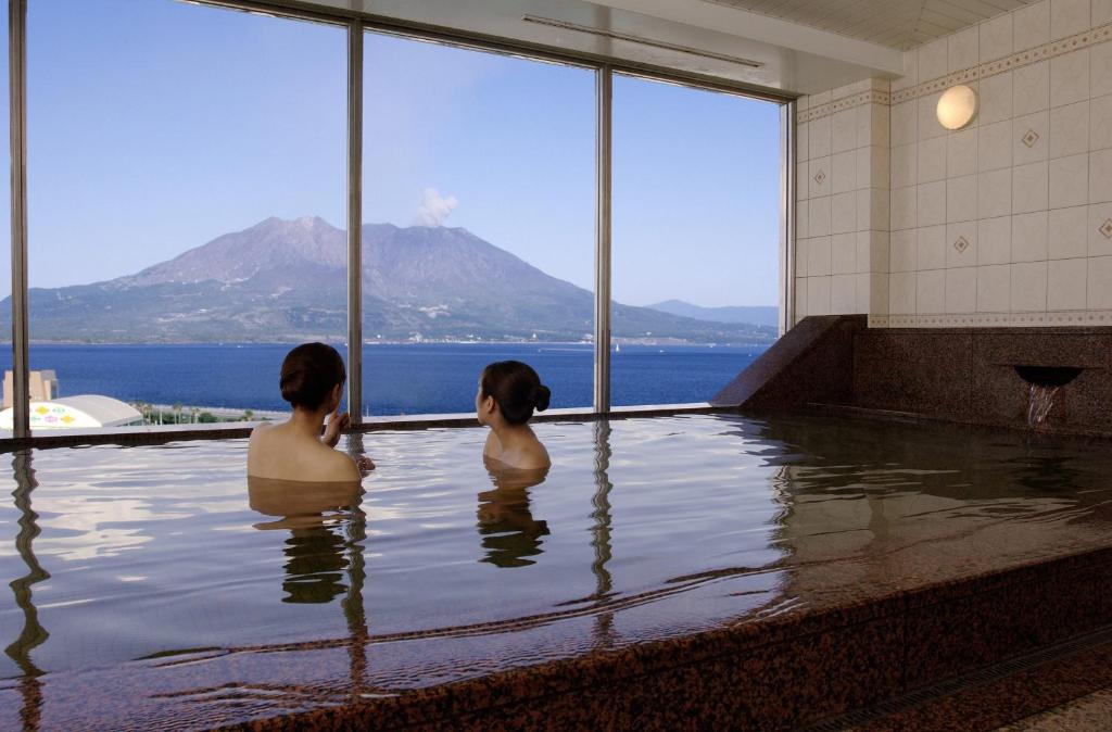 Kagoshima Sun Royal Hotel Onsen Mountain View