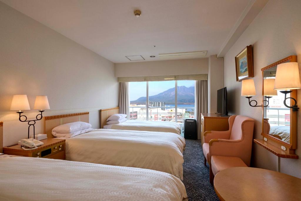 Kagoshima Sun Royal Hotel Room Seaview