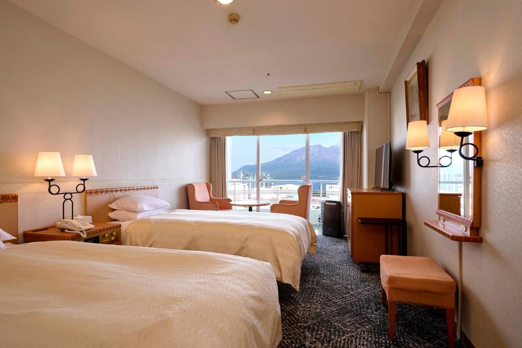 Kagoshima Sun Royal Hotel Room View