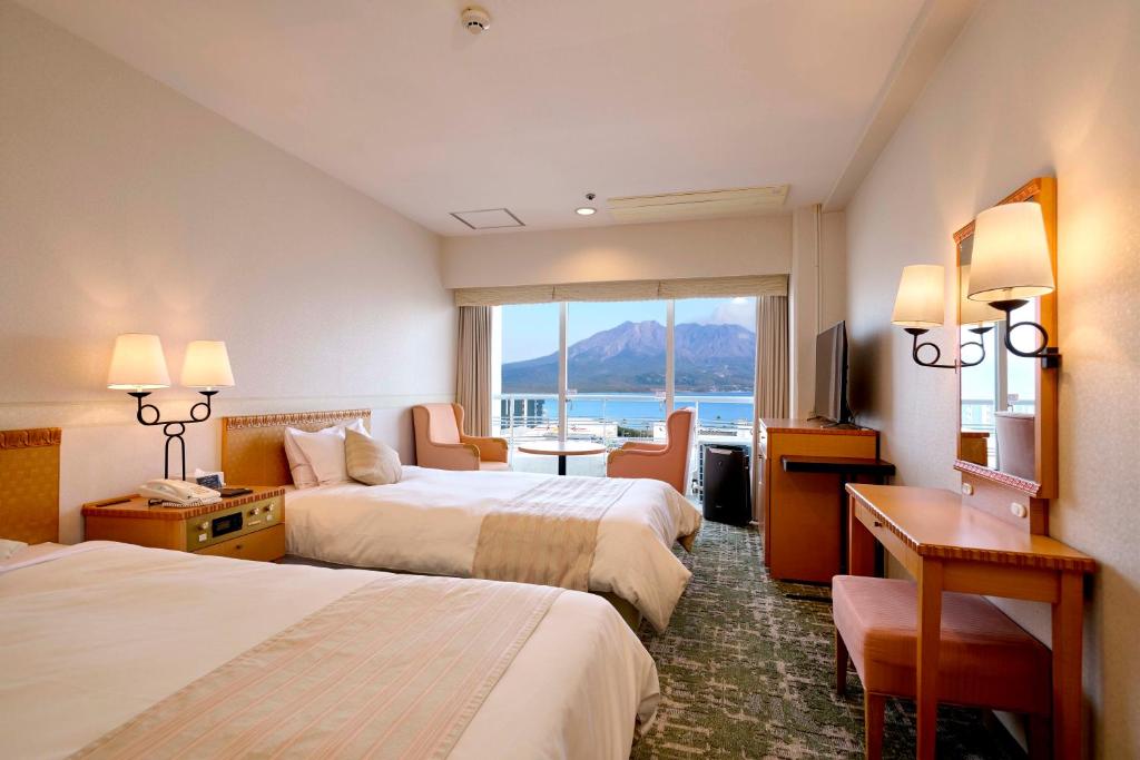 Kagoshima Sun Royal Hotel Room View