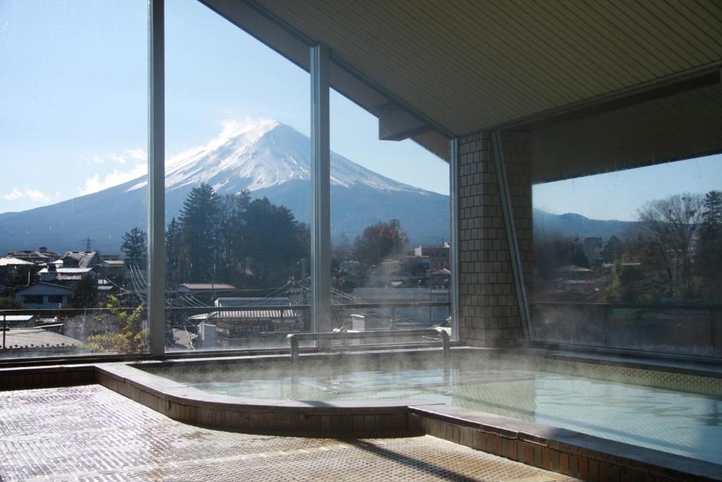 Kawaguchiko Hotel Onsen Mount Fuji View