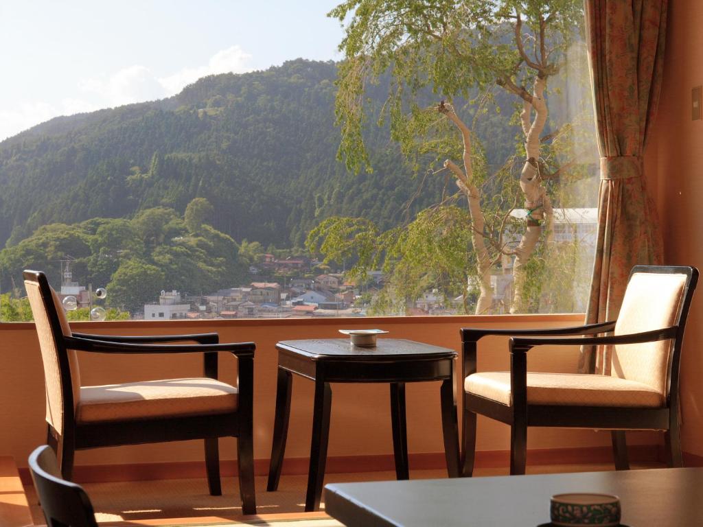 Kesennuma Plaza Hotel Window View