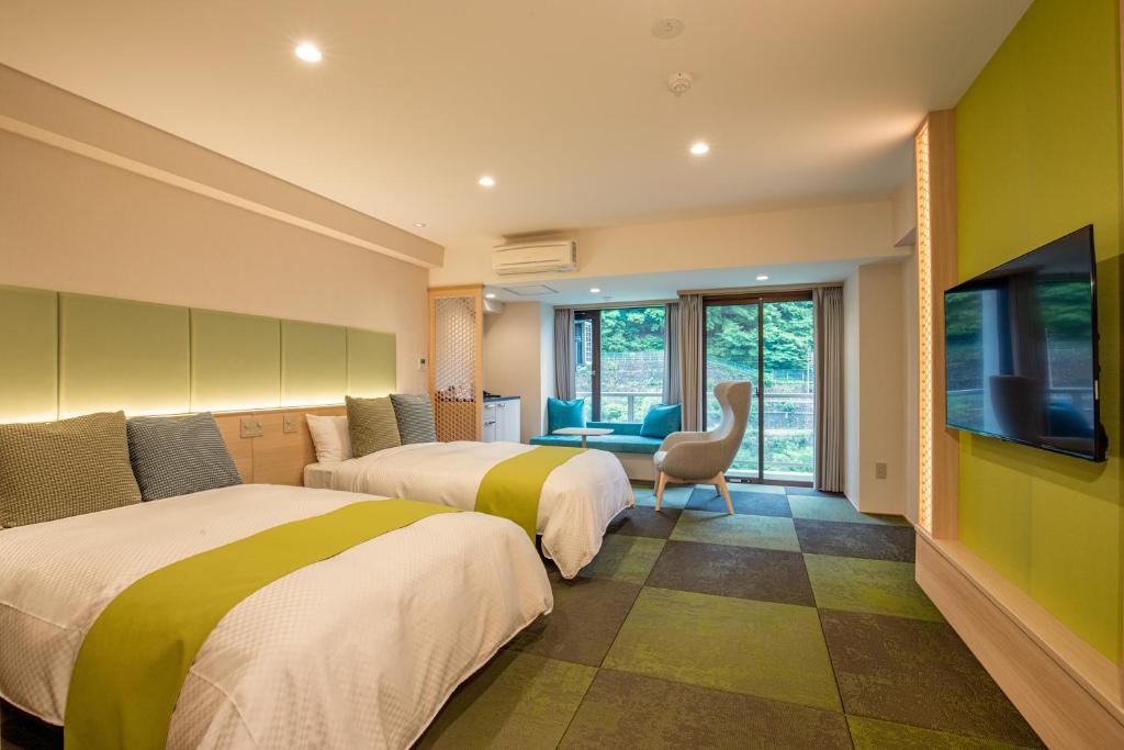 Kinugawa Modern Twin Room