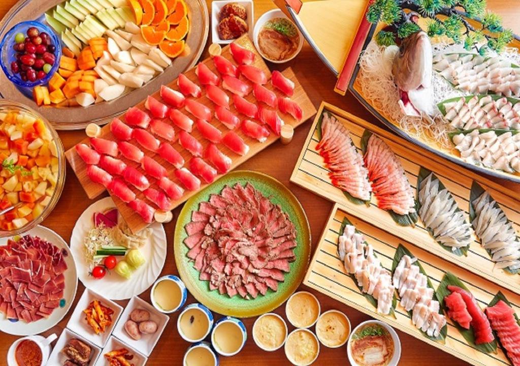 Kishu Shirahamaonsen Musashi Kaiseki Dishes