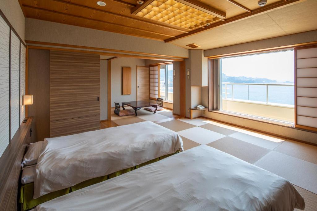 Kishu Shirahamaonsen Musashi Room Sea View