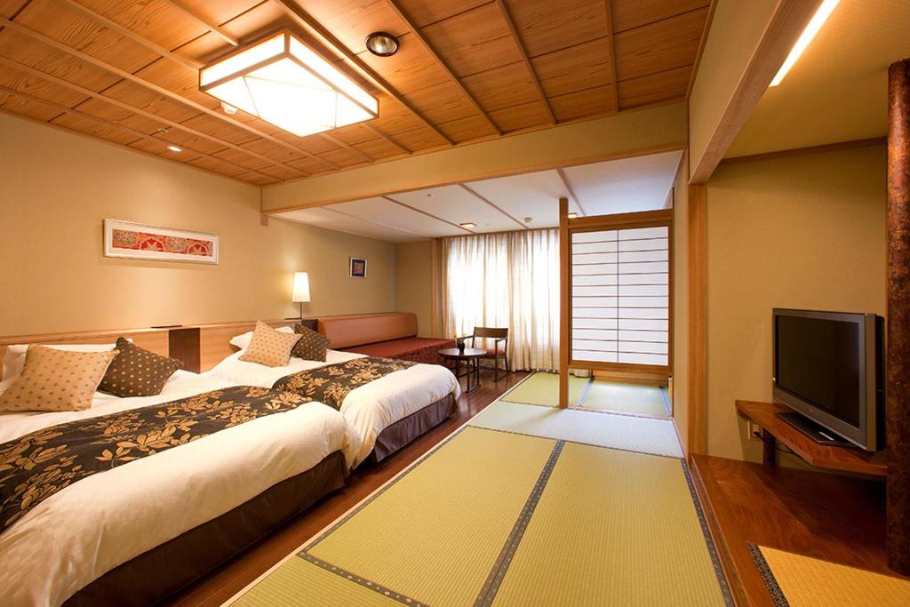 Kobaitei Ryokan Tatami Twin Beds