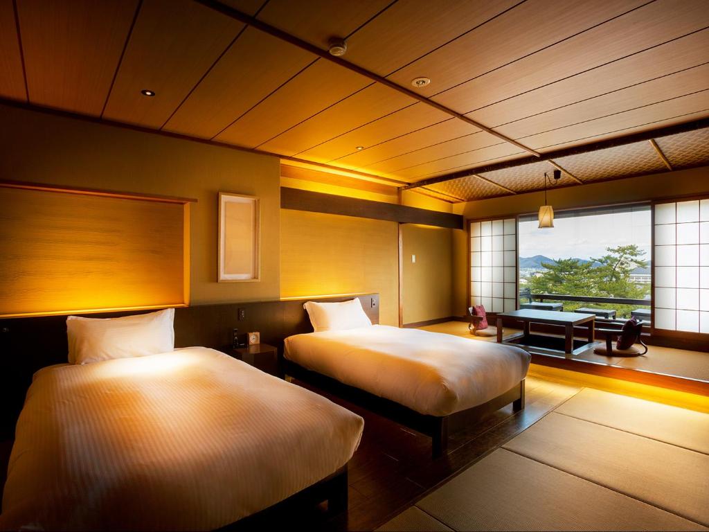 Kotohira Kadan Room Tatami Beds